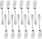 Elizabeth Stainless Steel Set of 12- Stainless Steel Silverware Flatware Cutlery Kitchen Tableware Set for Home and Restaurant