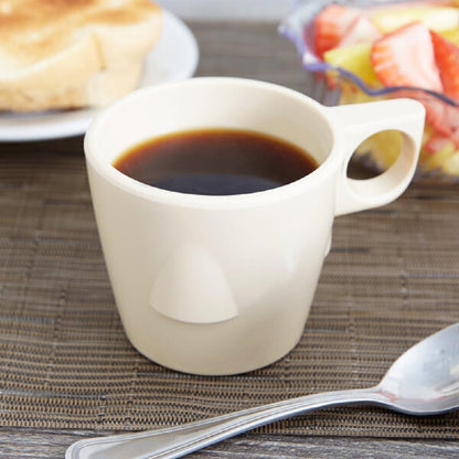 7 oz Stacking Cup Melamine Set of 12- Dishwasher Safe Break-Resistant Coffee Cup Set Reusable Plastic Cup for Latte Cappuccino Cocoa Hot Tea Mocha Home Cafe Restaurants