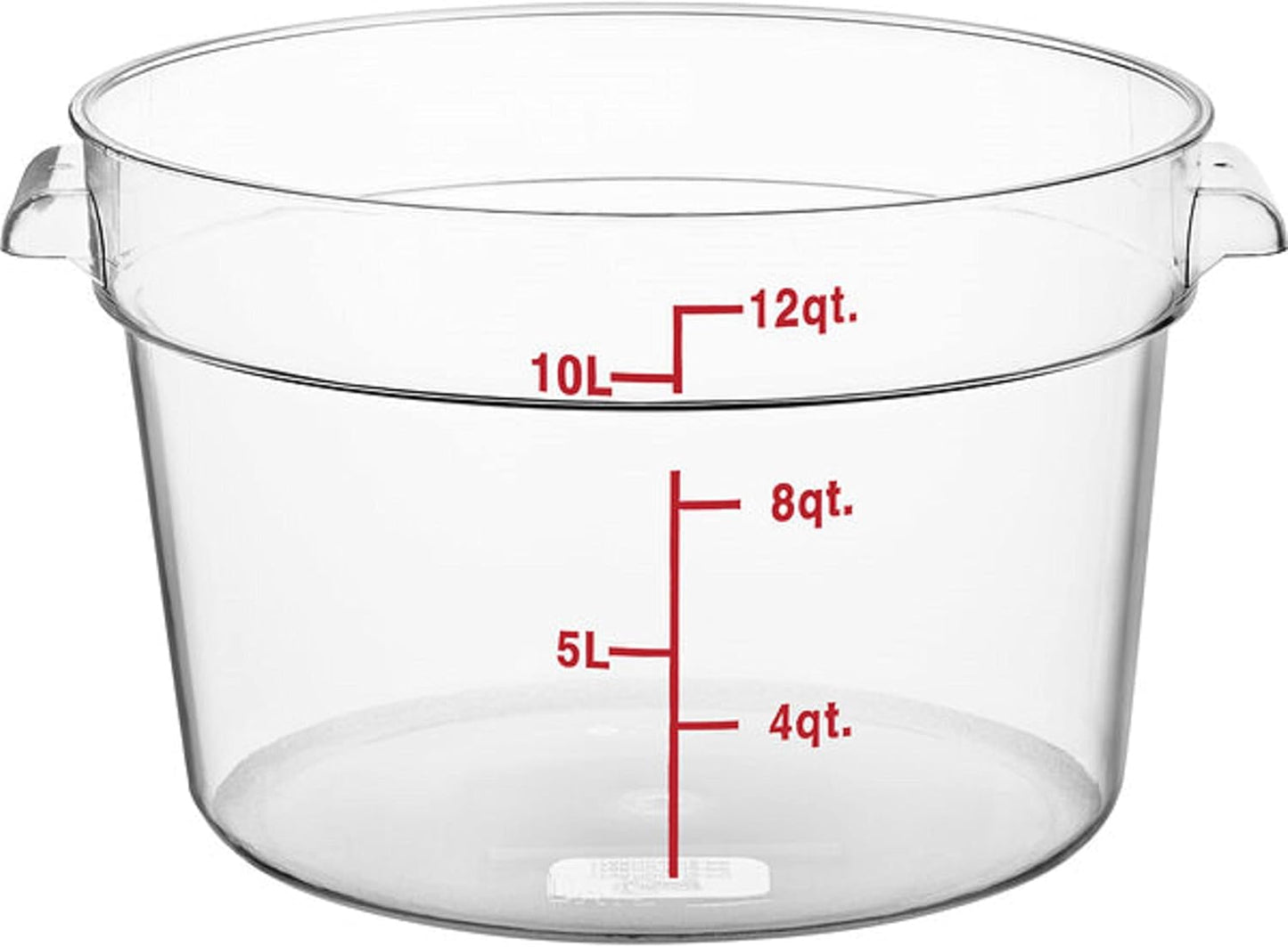 Clear Round Container Lid for Round Polycarbonate Food Storage Container for Food Storage Container Meal Prep Containers Reusable Kitchen Organization