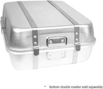 Rectangular Roaster Pan Aluminum - Roasting Pan Turkey Roaster Pan Broiler Pan Great for Chicken Lamb and Vegetable