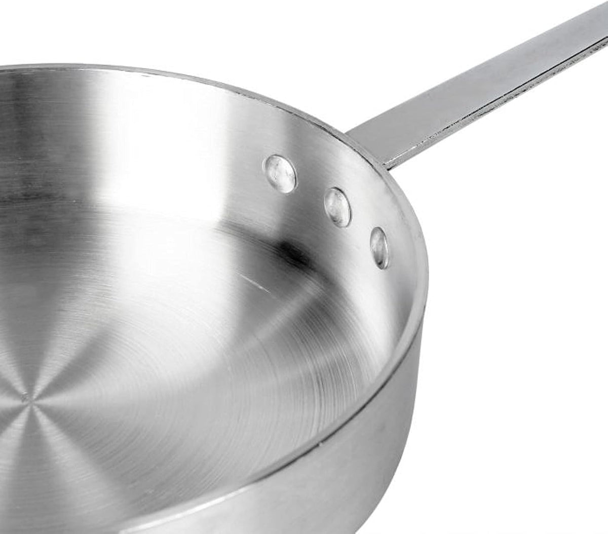 Aluminum 3.5mm Thickness Sauté Pan and Aluminum Cover - Cooking Pan Chef Cooking Pan Frying Pan Skillet for Home and Restaurant Cookware NSF Certified Dishwasher Safe