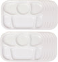 13" x 9-1/2" Compartment Tray Melamine Set of 12 - Dishwasher Safe Break-Resistant Serving Platter Dinner Plates Portion Plates for Dinner Home Restaurants