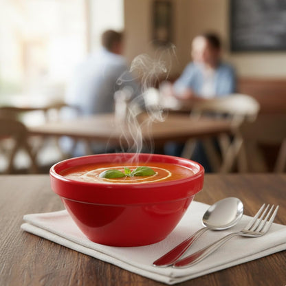 Bouillon Cup Color Melamine Set of 12- Dishwasher Safe Break-Resistant Reusable Bowls Serving Soup Bowl Broth Cups Soup Bowls Ice Cream Dipping Sauce