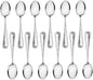 Jewel Stainless Steel Set of 12-  Flatware Cutlery Kitchen Tableware Set for Home and Restaurant
