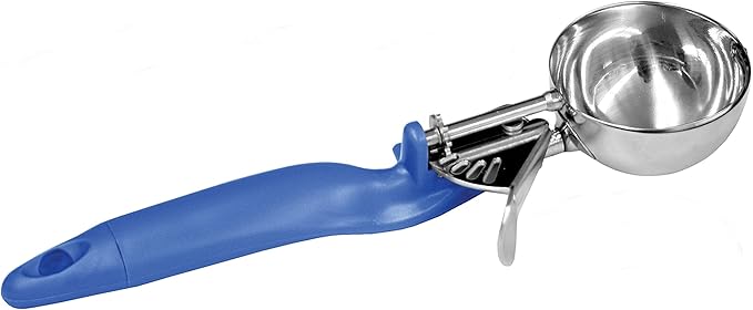 Lever Disher #30 Stainless Steel Ergo Handle- Ice Cream Cookie Scooper for Baking Cookie Scoops Portion Control Scoop Cupcake Batter Ice Cream Yogurt Gelatos