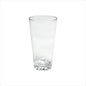 Mixing Glass Polycarbonate with Starburst Heavy Base Clear Color Comes in each- Beverage Plastic Drinking Glass Shatterproof Drinking Cup Reusable Drinking Tumbler Plastic