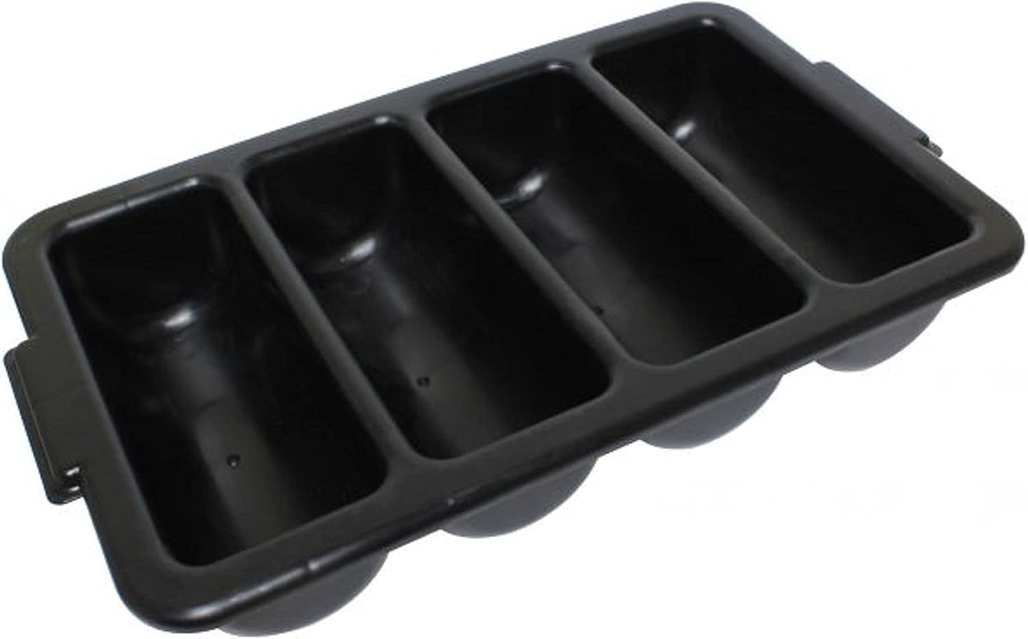 4 Compartments Silverware Organizer Cutlery Tray 22-1/2" x 13" x 4"- Plastic Utensils Drawer Holder Cutlery Holder for Kitchen Home and Restaurant Organization