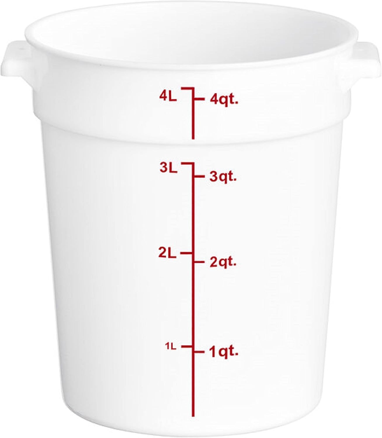 Round Food Storage Container Polypropylene - Commercial Food Storage Containers Meal Prep Containers Reusable Food Containers for Pantry Kitchen Storage Organization