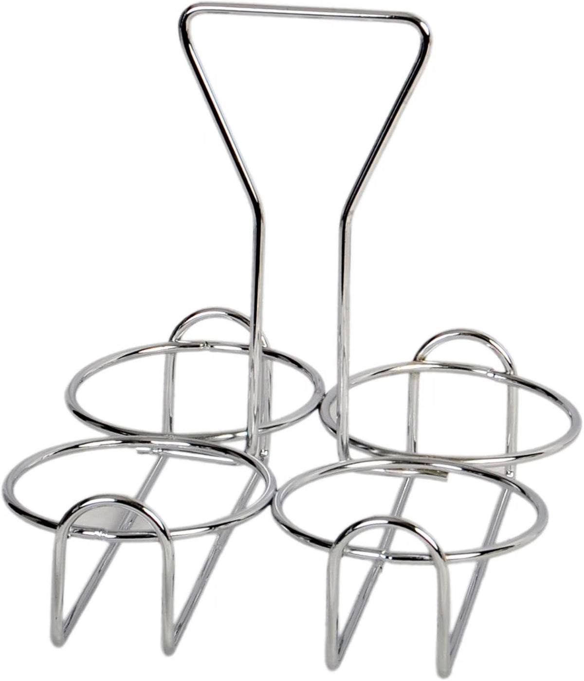 Condiment Jar Holder Iron Plated Hole Size: 3-3/8" Diameter - Condiment Rack Holder Table Caddy Tabletop Seasoning Spice Organizer for Home and Restaurant