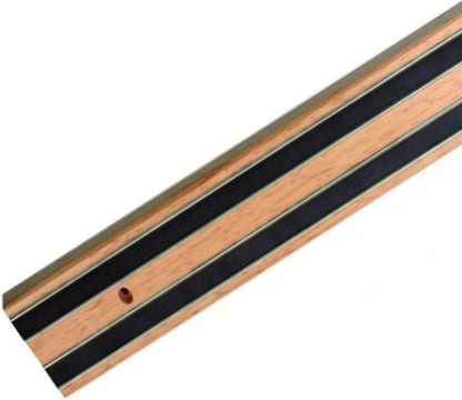 Magnetic Wooden Knife Tool Bar with Two Magnetic Strips- Multi-Purpose Functionality Knife Holder Knife Strip Magnetic Tool Organizer Knife Bar for Kitchen Utensil Organizer