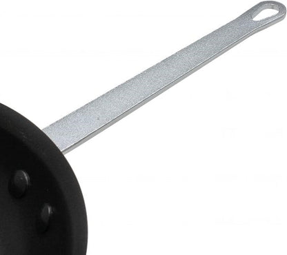 Nonstick Frying Pan Aluminum Skillet with Plated Iron Riveted Handle - Mirror-Finish Skillet Cookware Egg Pan Omelet Pans Professional Cooking Pan Chefs Pan Dishwasher Safe
