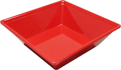 Square Bowl Passion Melamine - Dishwasher Safe Break-Resistant Serving Bowl Soup Bowl for Salads Rice Pasta Dessert Side Dishes Home Restaurants