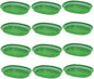 Fast Food Basket Plastic Set of 12- Fry Fast Food Reusable Foodservice Restaurant Diner Tray Plates Restaurant Deli Serving Chicken Burgers Sandwiches & Fries