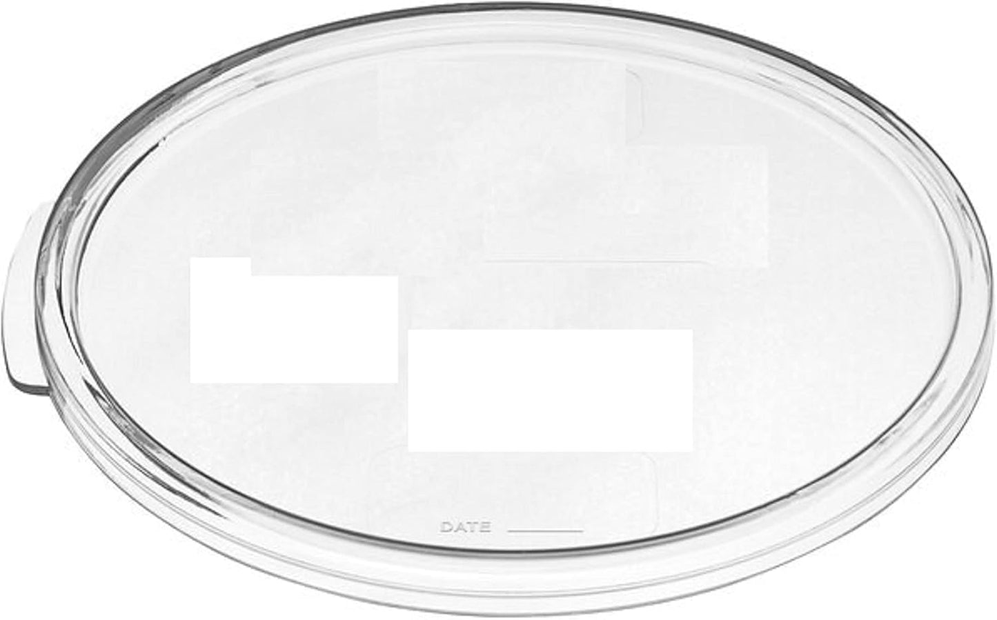 Clear Round Container Lid for Round Polycarbonate Food Storage Container for Food Storage Container Meal Prep Containers Reusable Kitchen Organization