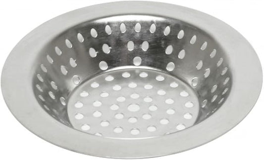 3-1/2” Stainless Steel Sink Strainer - Kitchen Strainer Kitchen Sink Drain Strainer Hair Catcher for Bathroom Sink Utility Slop Laundry
