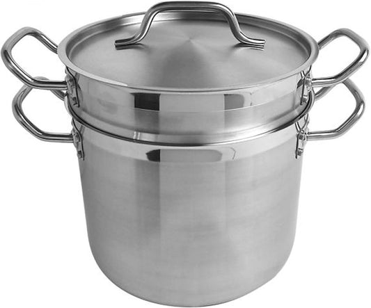 Stainless Steel Double Boiler Steam Melting Pot Cookware Stainless Steel Double Boiler Pot for Melting Chocolate Candy Butter and Cheese Dishwasher & Oven Safe