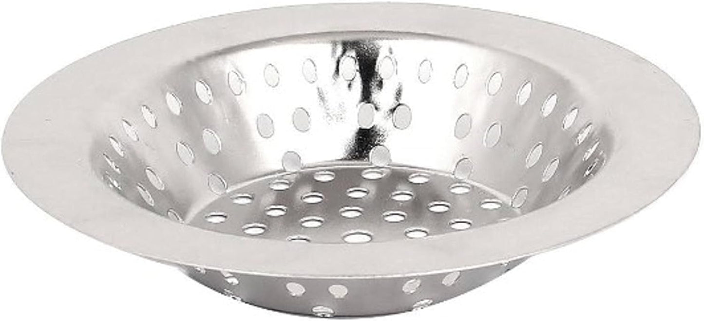 3-1/2” Stainless Steel Sink Strainer - Kitchen Strainer Kitchen Sink Drain Strainer Hair Catcher for Bathroom Sink Utility Slop Laundry
