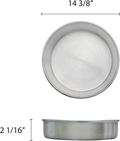 Aluminum Round Layer Cake Baking Pan Set of 3 - Bakeware for Cake Pizza Layer Cake Pans Easy Releasing Cake Baking Pans Circle Cake Pans Cake Tin Cheesecake Mold