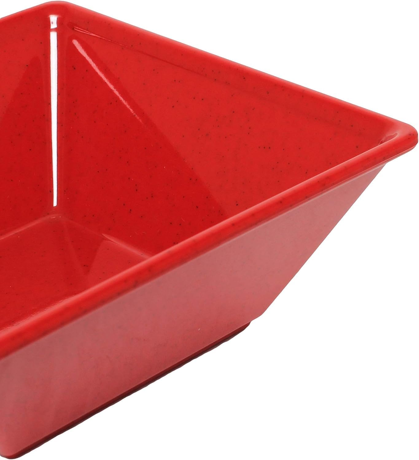 Square Bowl Passion Melamine - Dishwasher Safe Break-Resistant Serving Bowl Soup Bowl for Salads Rice Pasta Dessert Side Dishes Home Restaurants