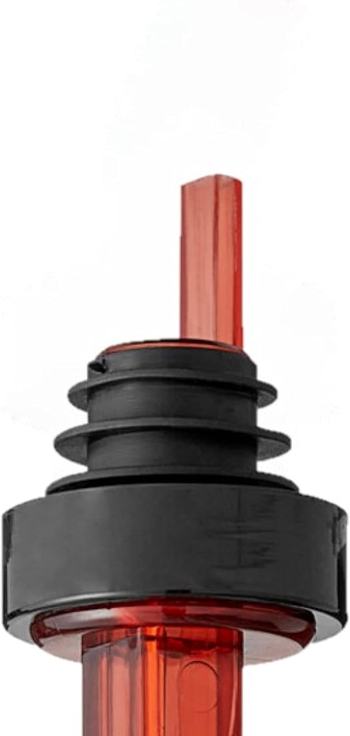 Liquor Pourer with Built-in Screen Acrylonitrile Set of 12- Liquor Bottle Pourers Shot Dispenser Screen Liquor Bottle Pourers Alcohol Pourers Bar Bartender Accessories