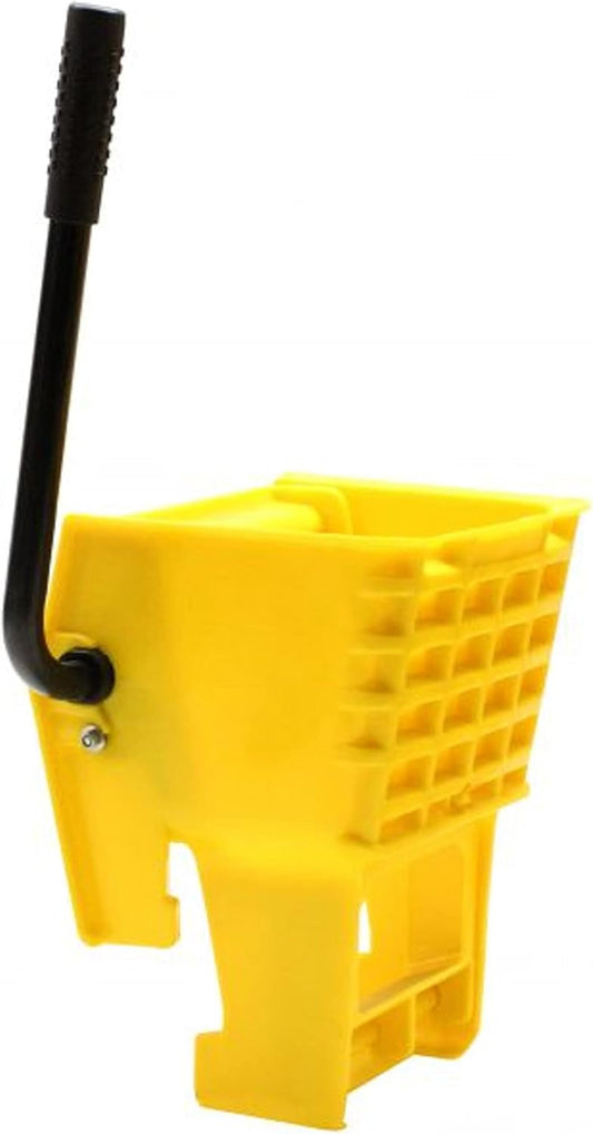 36 qt. Yellow Mop Wringer- Pail/Mop Bucket Side-Press Replacement Wringer Household Portable Mop Bucket Wringer Ideal for Household and Public Places Floor