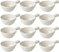 10 oz Soup Bowls with Handle Melamine Set of 12- Dishwasher Safe Break-Resistant Reusable Bowls Serving Soup Bowl Broth Cups Soup Bowls Ice Cream Dipping Sauce