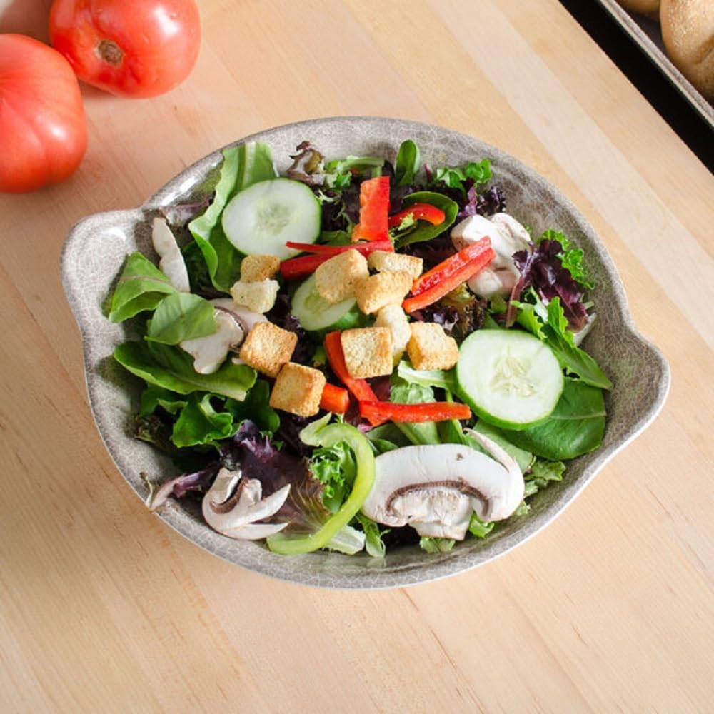 Serving Bowl Melamine - Dishwasher Safe Break-Resistant Dinnerware Serving Bowl Soup Bowl for Salads Rice Pasta Dessert Side Home Kitchen Restaurants