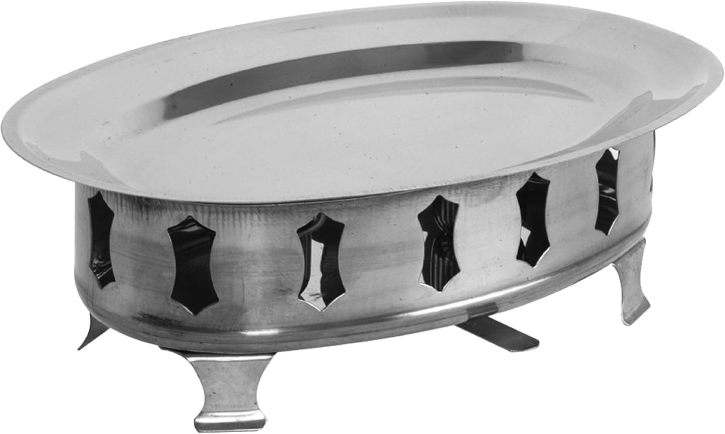 Stainless Steel Oval Fish Chafer Platter Set with Level Control Handle - Chafing Dish Pan Food Warmer Chafers Buffet Warmer for Catering Event Party Home Buffet Restaurants Catering