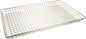 Rectangular Wire Pastry Doughnut Basket Nickel Plated- Wire Serving Tray Bread Serving Basket for Pastry Doughnut Bagel Sourdough Bread Pantry and Fruit