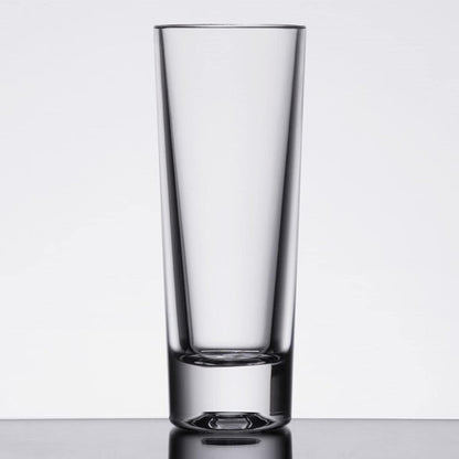 Straight Round Shot Glass Polycarbonate with Heavy Base Clear Color Set of 2- Liquor Plastic Drinking Glass Clear Shot Glass Tequila Shots for Whiskey Tequila Vodka Espresso