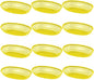 Fast Food Basket Plastic Set of 12- Fry Fast Food Reusable Foodservice Restaurant Diner Tray Plates Restaurant Deli Serving Chicken Burgers Sandwiches & Fries