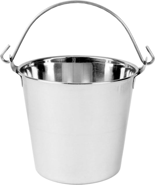 Stainless Steel Pail Balti- Food Buffet Server for Fruit Vegetable Appetizer Fries Entrees Party Snack Buffet Chips Indian Dishes Serve ware for Vegetable and Curries