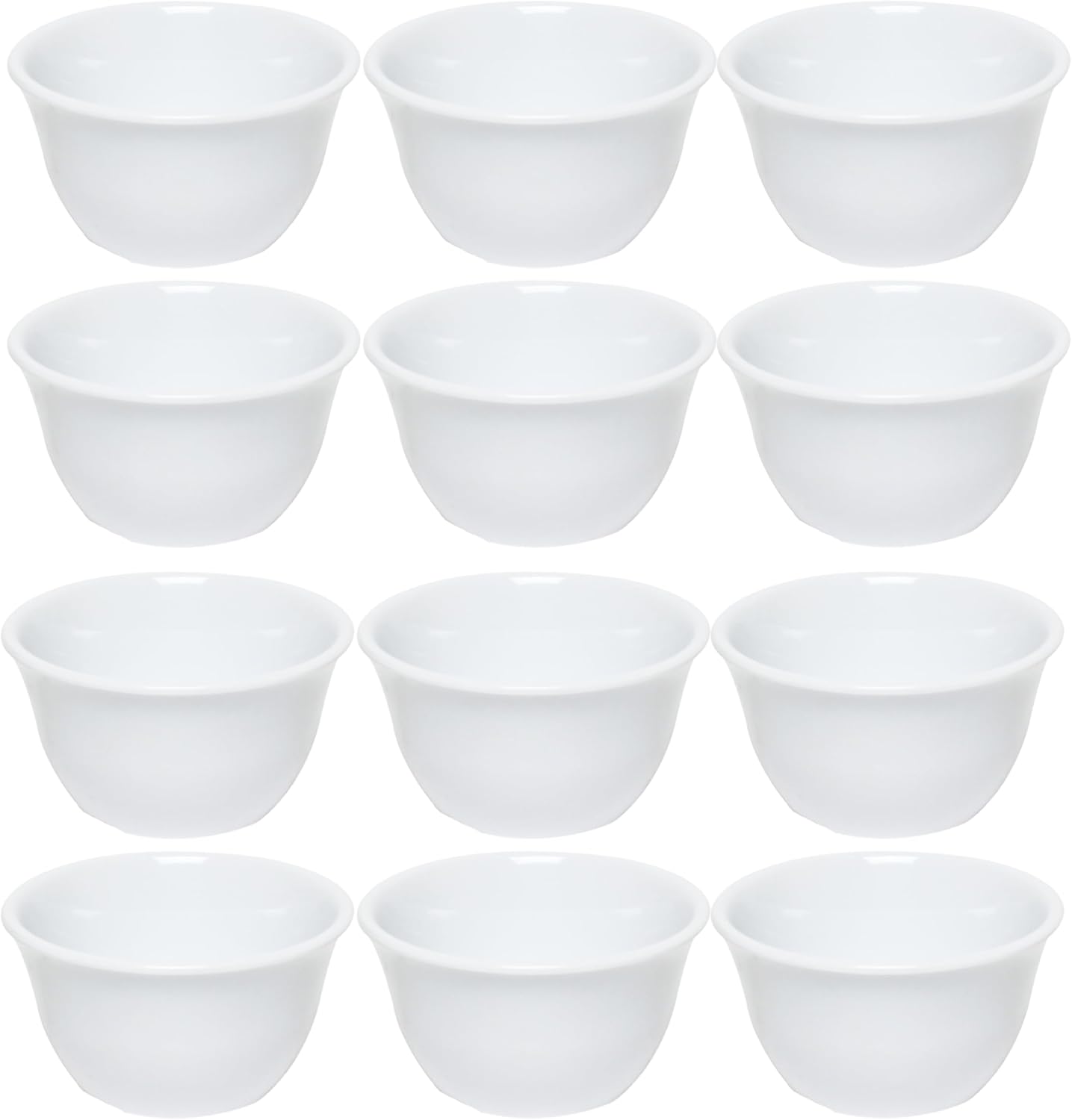 Bouillon Cup Color Melamine Set of 12- Dishwasher Safe Break-Resistant Reusable Bowls Serving Soup Bowl Broth Cups Soup Bowls Ice Cream Dipping Sauce