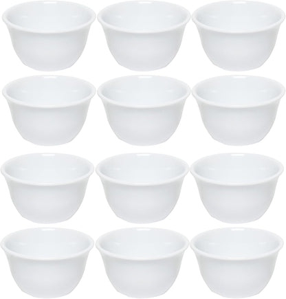 Bouillon Cup Color Melamine Set of 12- Dishwasher Safe Break-Resistant Reusable Bowls Serving Soup Bowl Broth Cups Soup Bowls Ice Cream Dipping Sauce