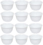 Bouillon Cup Color Melamine Set of 12- Dishwasher Safe Break-Resistant Reusable Bowls Serving Soup Bowl Broth Cups Soup Bowls Ice Cream Dipping Sauce