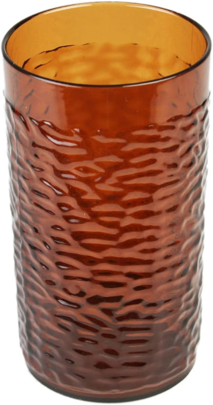 Pebble Tumbler Drinking Glasses Set of 12- Reusable Premium Water Iced Tea Glasses Dishwasher Safe Break-Resistant for Home and Restaurants