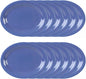 Oval Platter Pure Melamine Set of 12- Dishwasher Safe Break-Resistant Reusable Plates Kitchen Plates Dinnerware Serving Platter Dishes for Home Kitchen