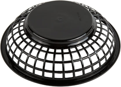 8" Round Fast Food Basket Plastic Set of 12- Fry Fast Food Reusable Foodservice Restaurant Diner Tray Plates Restaurant Supplies Deli Serving Chicken Burgers Sandwiches & Fries