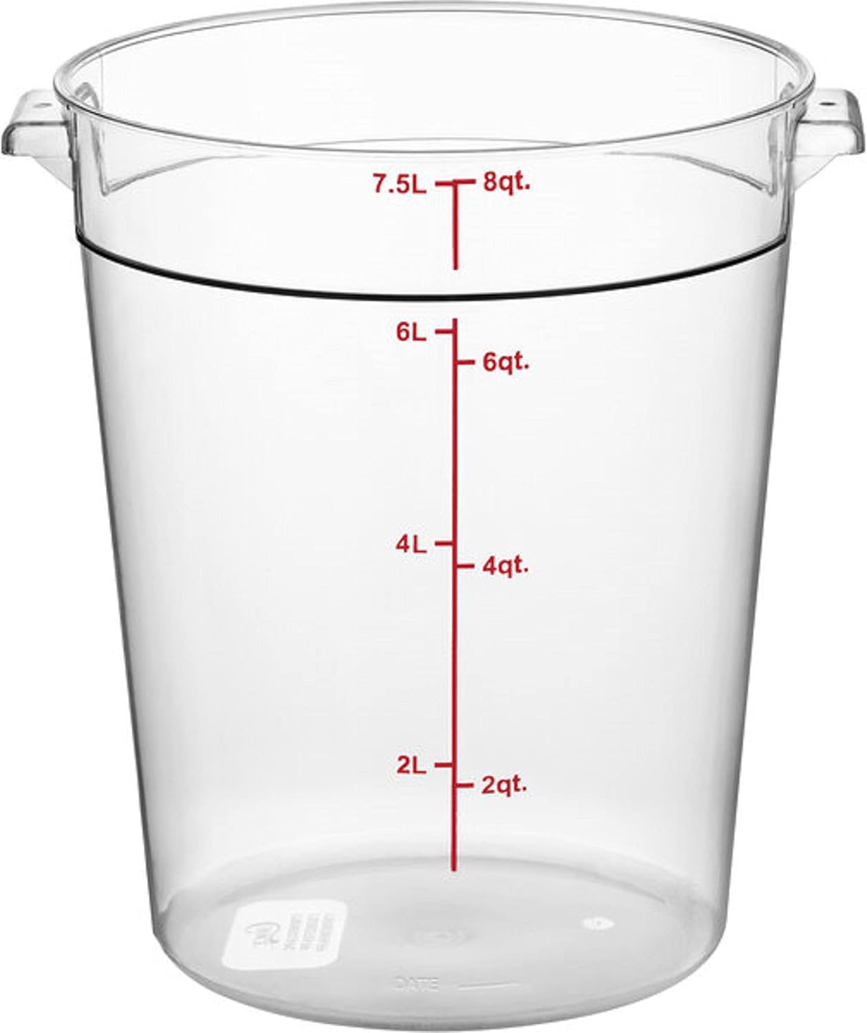 Clear Round Container Lid for Round Polycarbonate Food Storage Container for Food Storage Container Meal Prep Containers Reusable Kitchen Organization
