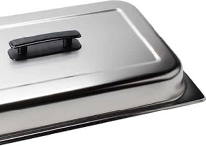 8 Qt. Full Size Stainless Steel Dome/Chafer Cover with Handle- Chafers and Buffet Warmer Cover for Catering Event Party Holiday Buffet Weddings Catering