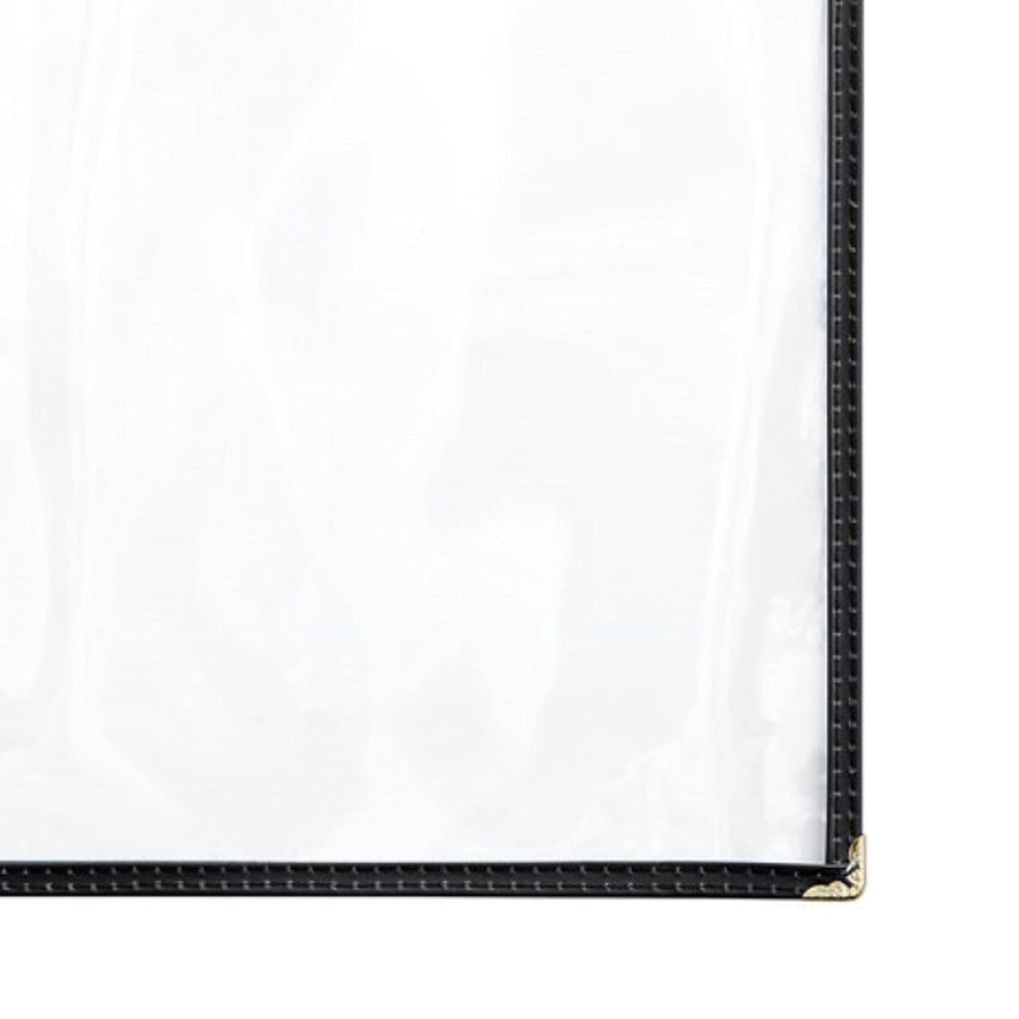 8-1/2” x 11” Double Fold Restaurant Menu Covers 2 Page 4 View Set of 10- Crystal Clear Menu Covers Fits A4 Size Paper Menu Sleeve Folder Menu Book Holders for Bar Cafe Restaurant