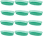 Fast Food Basket Plastic Set of 12- Fry Fast Food Reusable Foodservice Restaurant Diner Tray Plates Restaurant Deli Serving Chicken Burgers Sandwiches & Fries