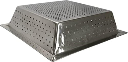 Stainless Steel Floor Sink Basket- Square Screens Strainer Sink Drain Cover Suitable for Kitchen Restaurant Bar Buffet
