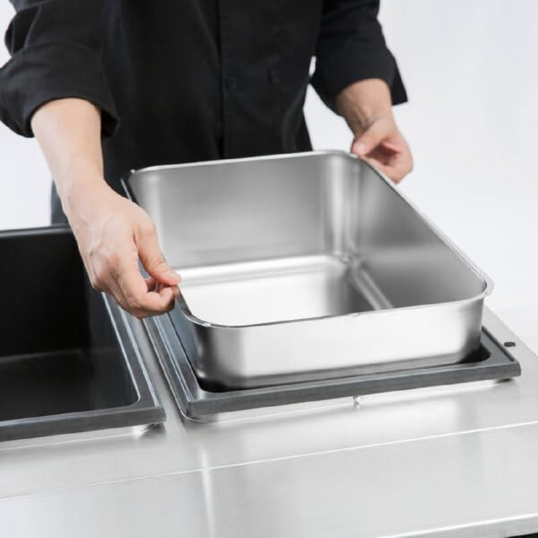 25 Qt. Aluminum Steam Table Water Pan 1mm Thickness - Steam Pan Hotel Pan for Food Warmer Buffet Server Restaurant Catering Supplies Catering Event Party Holiday Buffet Weddings