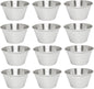 Stainless Steel Condiment Sauce Cups - Individual Round Condiments Cups Ramekins Dipping Sauce Cup Portion Dipping Sauce Kitchen Cups