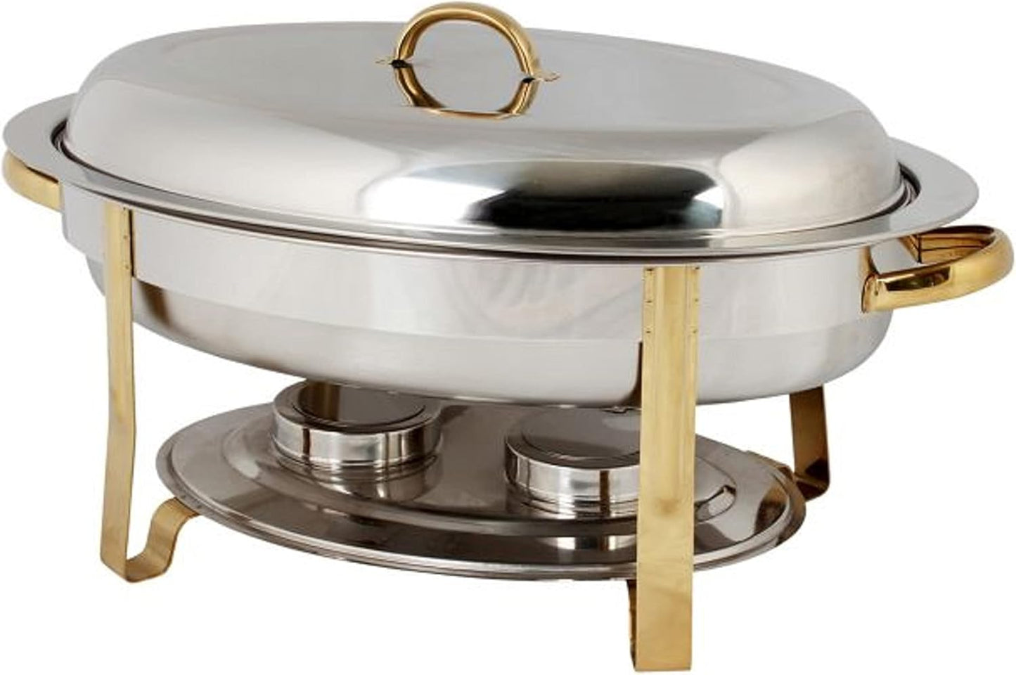 Stainless Steel Chafing Dish Complete Set - Food Warmer Chafers and Buffet Warmer Sets for Catering Event Party Holiday Buffet Weddings Catering
