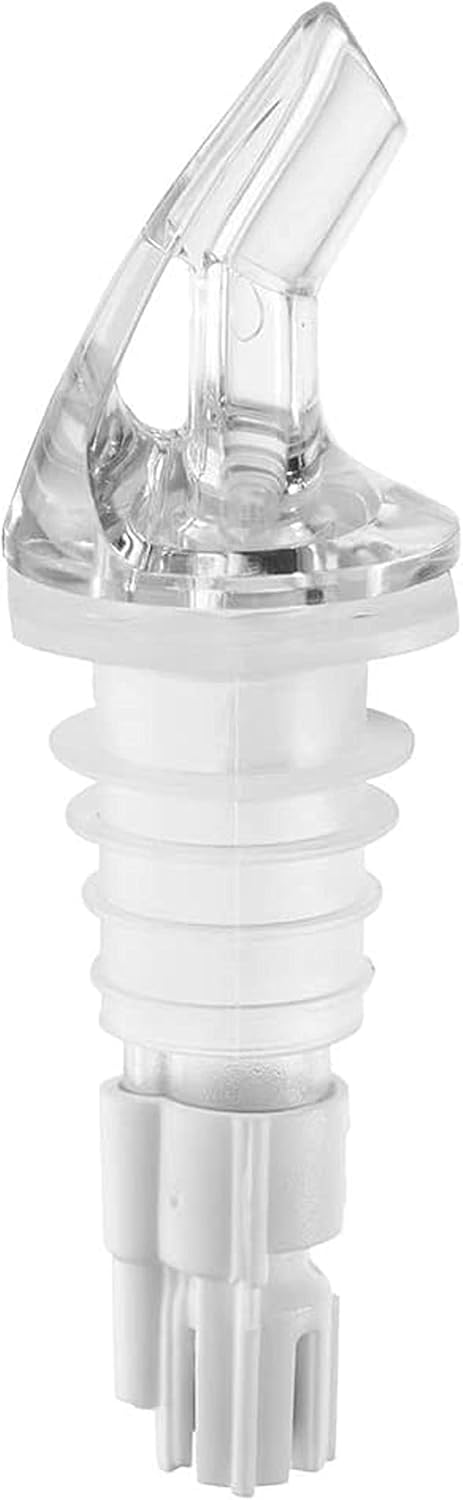 Measured Liquor Pourer with Tail Acrylonitrile Set of 12 - Cocktail Shot Dispenser Liquor Bottle Pourers Alcohol Liquor Pourers Bar Bartender Accessories