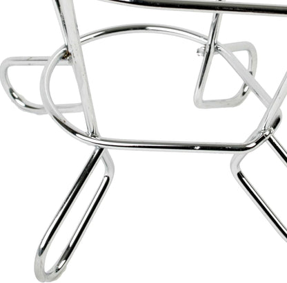 8-1/2" x 7-1/4" x 6" Wire Ham Holder Chrome Plated - Roasting Wire Spiral Ham Holder Roasting Rack For Ham Cooling Drying Rack Kitchen Rack Great for Cooking Roasting