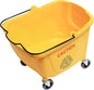 36 qt. Yellow Mop Bucket- Pail/Mop Bucket Cleaning Washing Mop Bucket Household Portable Mop Bucket Ideal for Household and Public Places Floor
