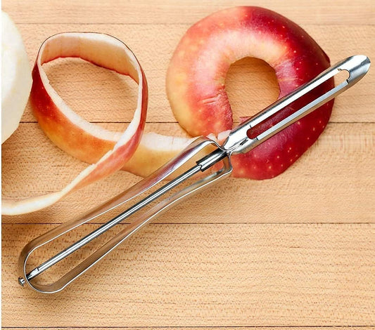 6" Vegetable Peeler Stainless Steel with Iron Handle - Peelers for Fruit Veggie Potatoes Carrot Cucumber Vegetable Fruit Peelers for Kitchen Home Restaurants